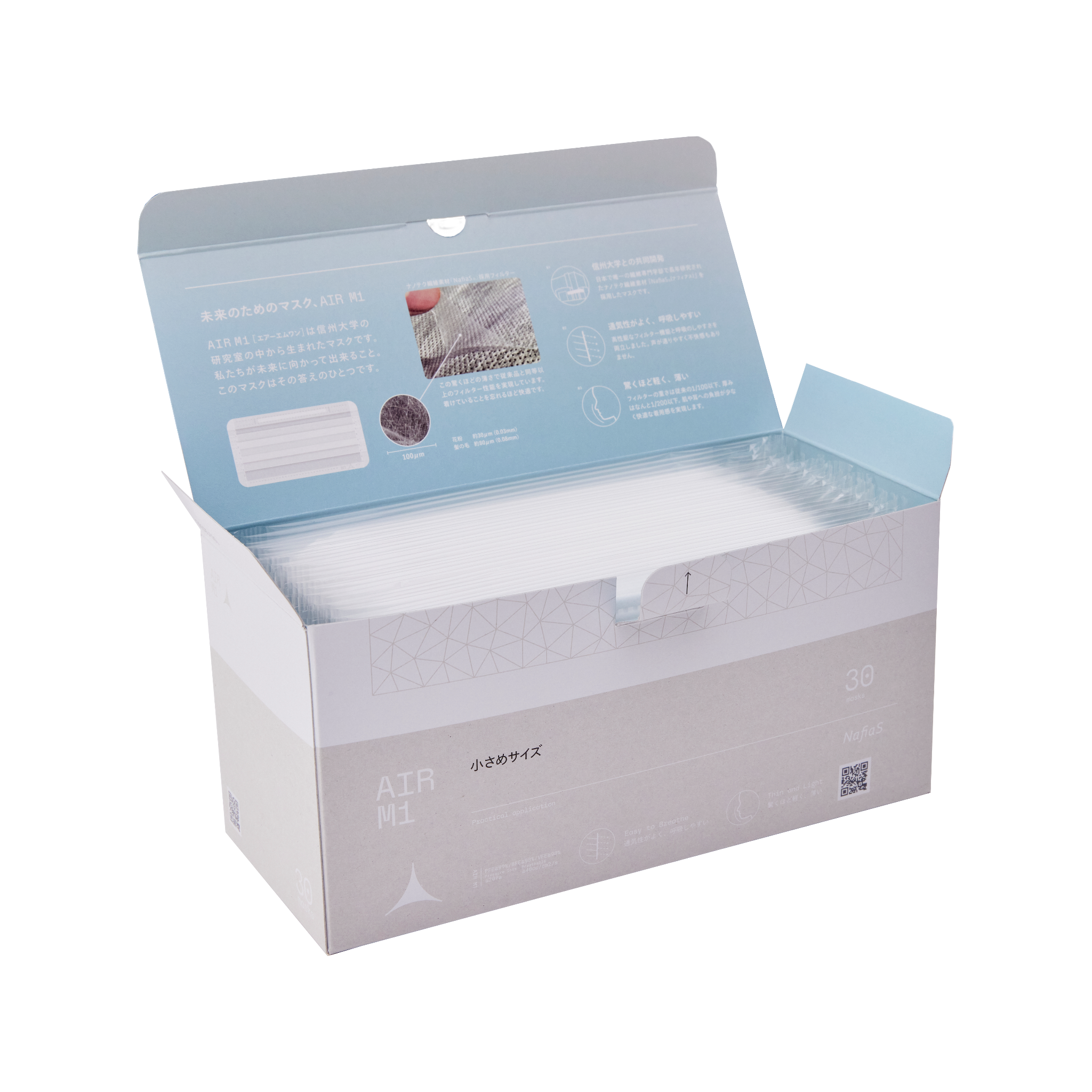 AIR M1［エアーエムワン］小さめサイズ 30枚入 3箱セット【送料無料】